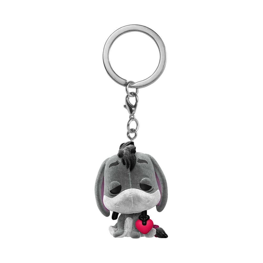 Keychain POP! Disney- Eeyore w/heart(FL) Vinyl Keychains 4 cm