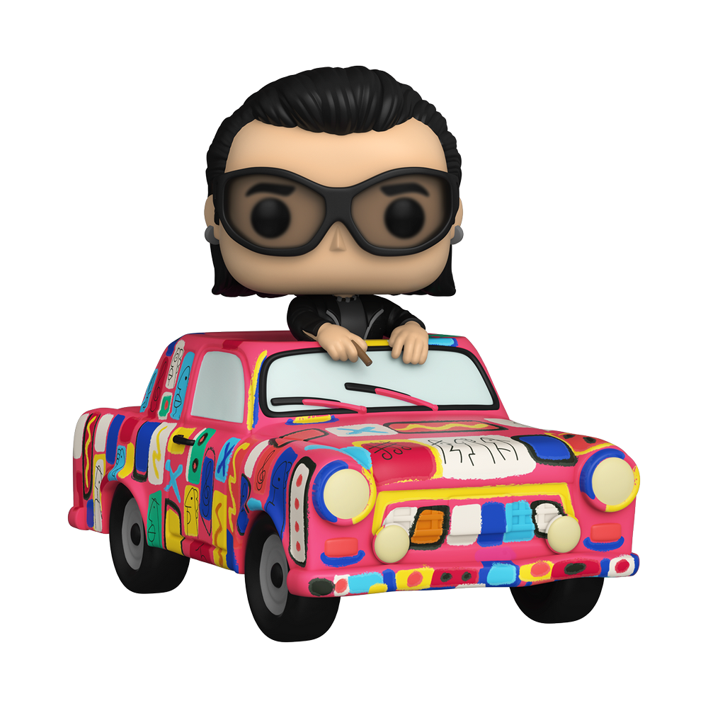 U2 POP! Rides Super Deluxe Vinyl Figure AB Car w/Bono 15cm