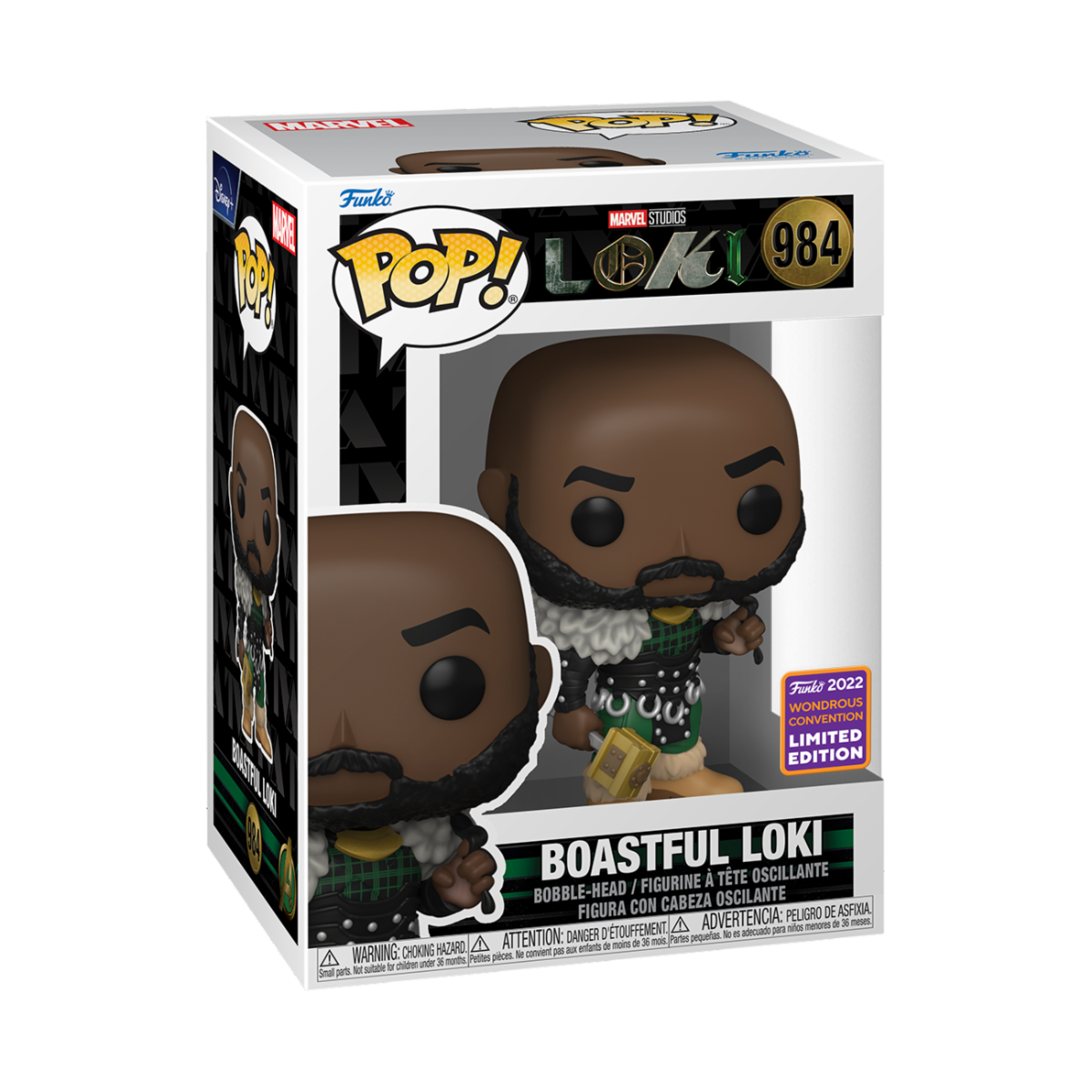 Marvel POP! Loki - Boastful Loki Vinyl Figure 9 cm
