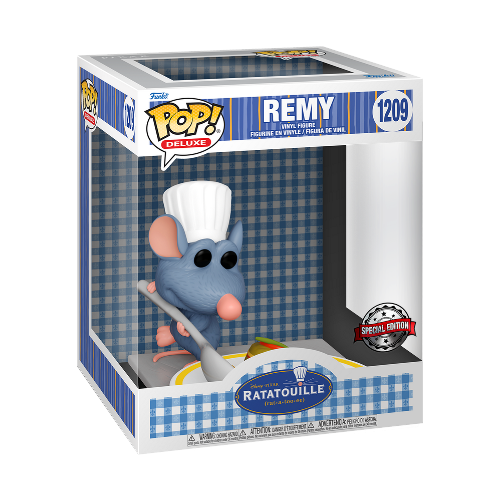 Deluxe POP! Disney- Remy w/Ratatouille Vinyl Figure 9 cm