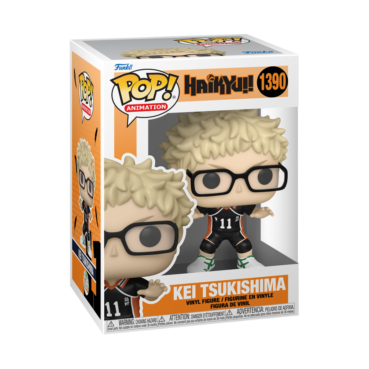 Animation POP! Haikyu!- Tsukishima Vinyl Figure 9 cm