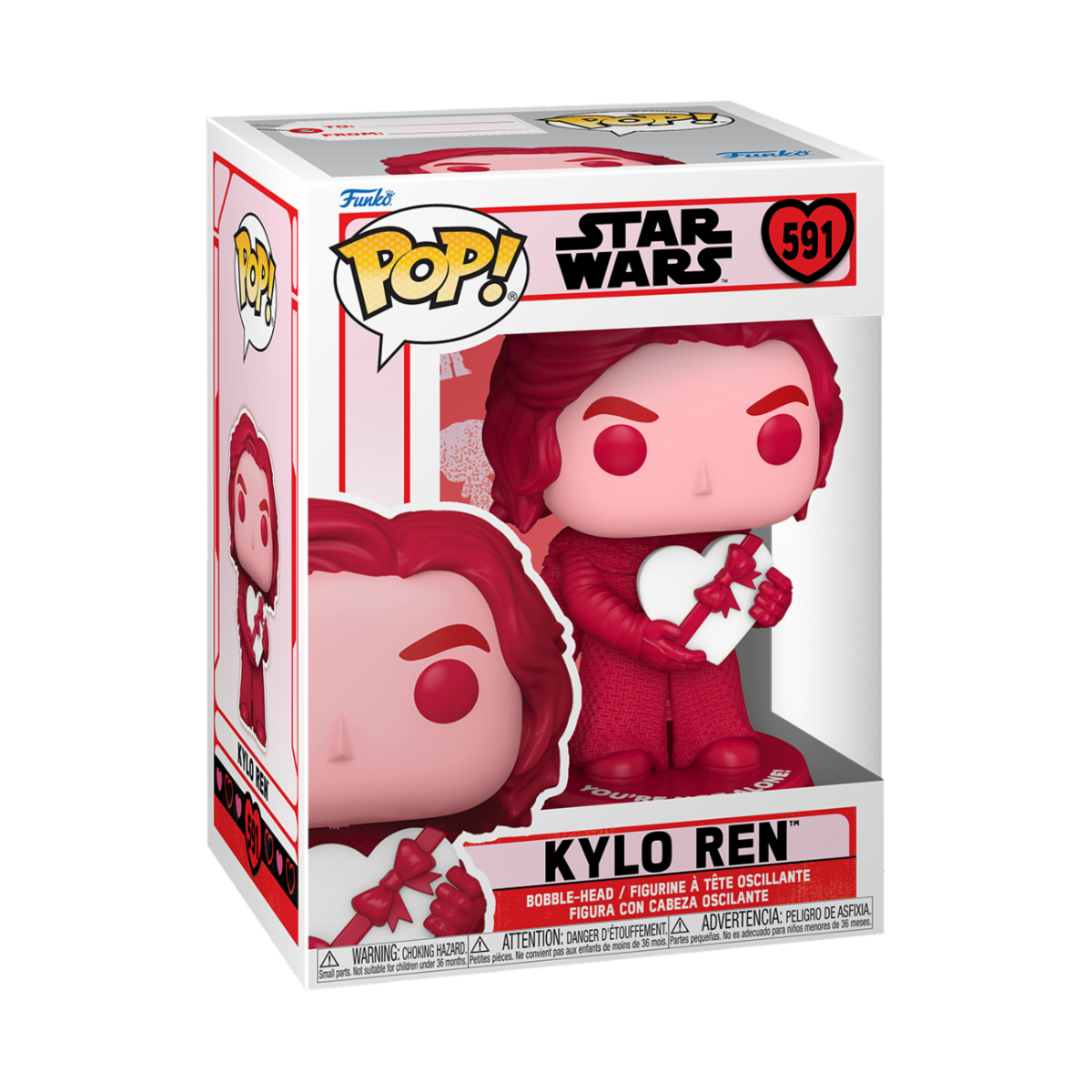 Star Wars POP! Valentines S3 Kylo Ren Vinyl Figure 9 cm