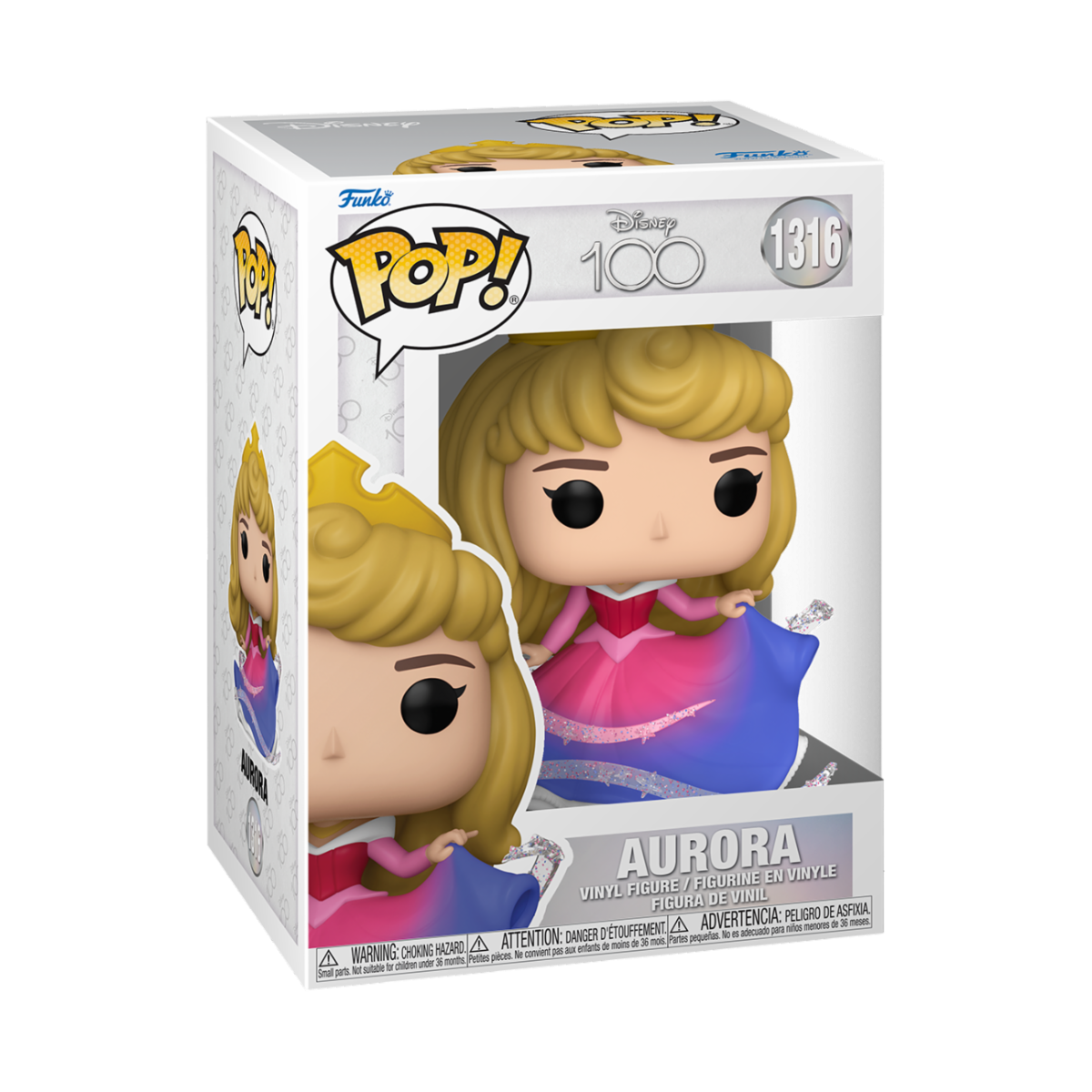 Disney POP! Disney Animation 100th Anniversary Vinyl Figure Aurora 9 cm!