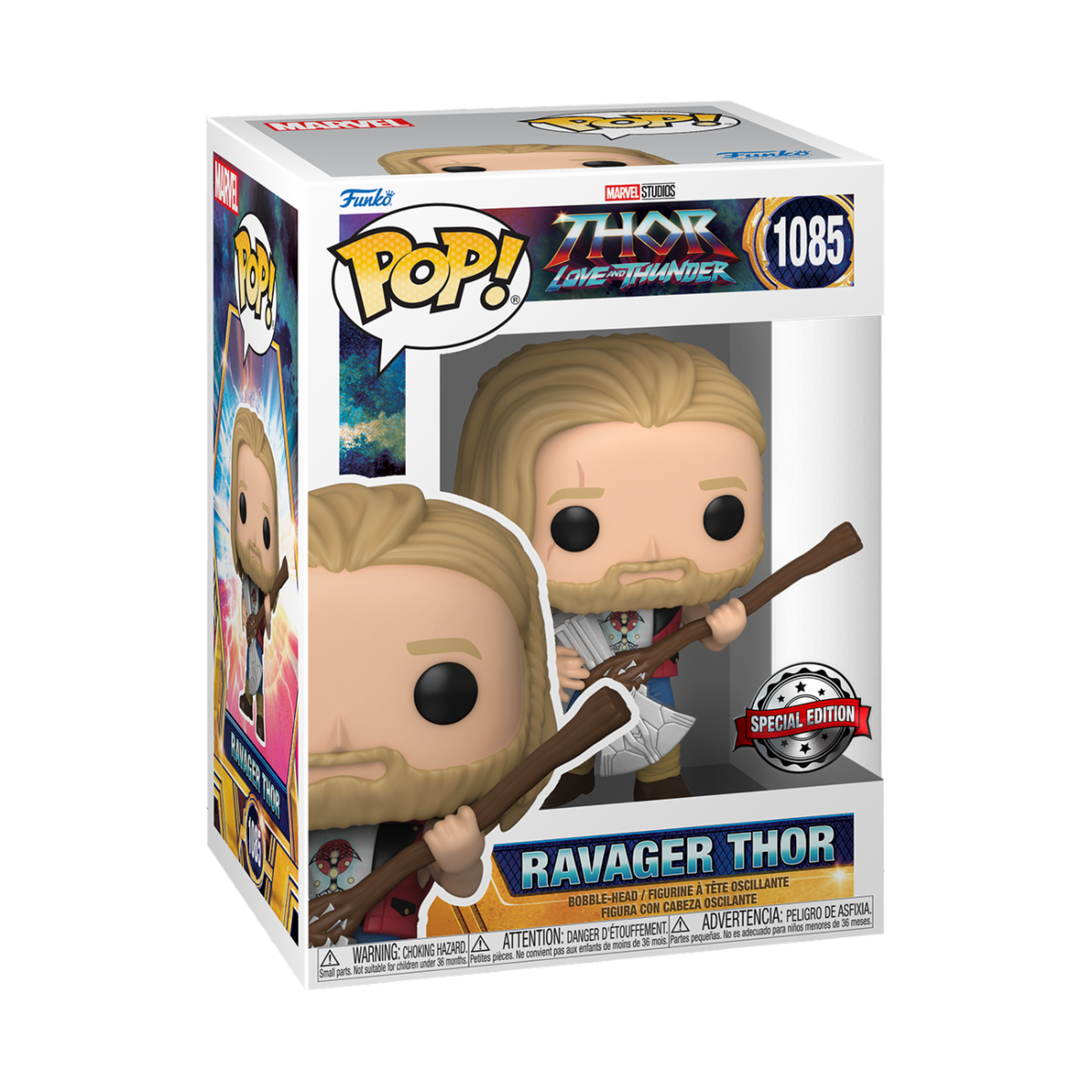 Marvel POP! Thor Love and Thunder Ravager Thor Vinyl Figure 9 cm