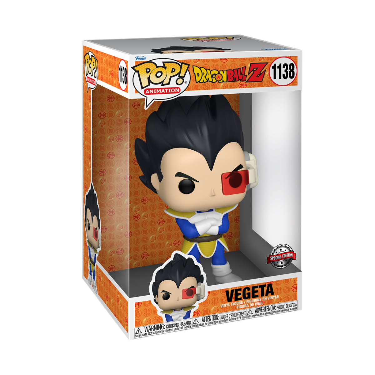 Jumbo POP! Dragonball Z- Vegeta Vinyl Figure 25 cm