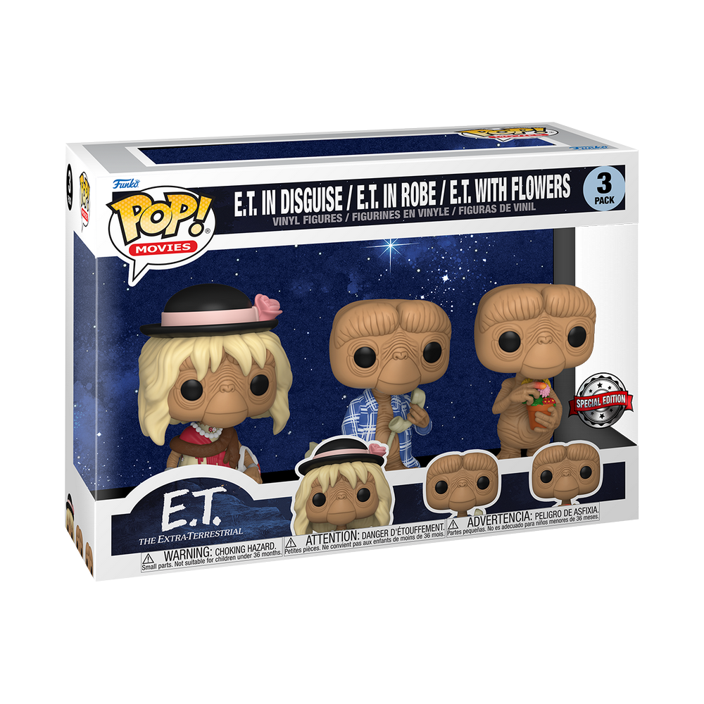 Movies POP! E.T.- E.T. 3PK Vinyl Figures 9 cm