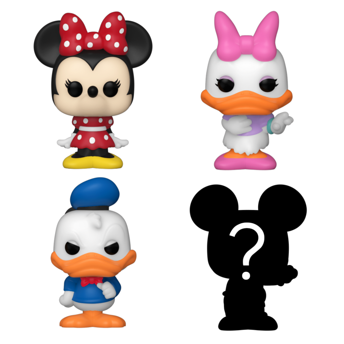 Bitty POP! Disney - Minnie 4PK Vinyl Figures 2 cm