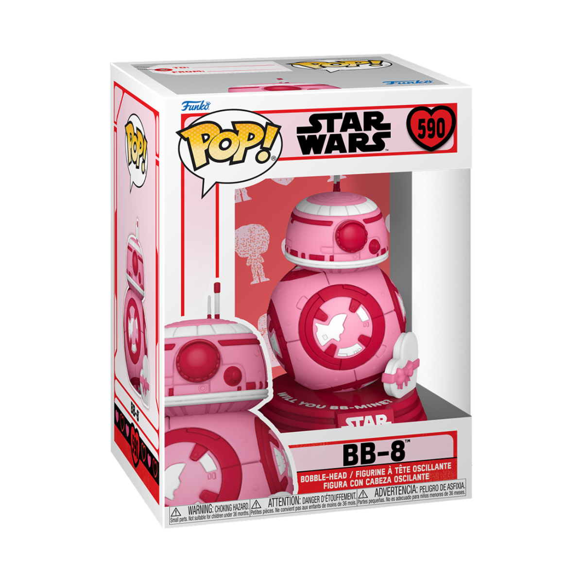 Star Wars POP! Valentines S3 BB-8 Vinyl Figure 9 cm