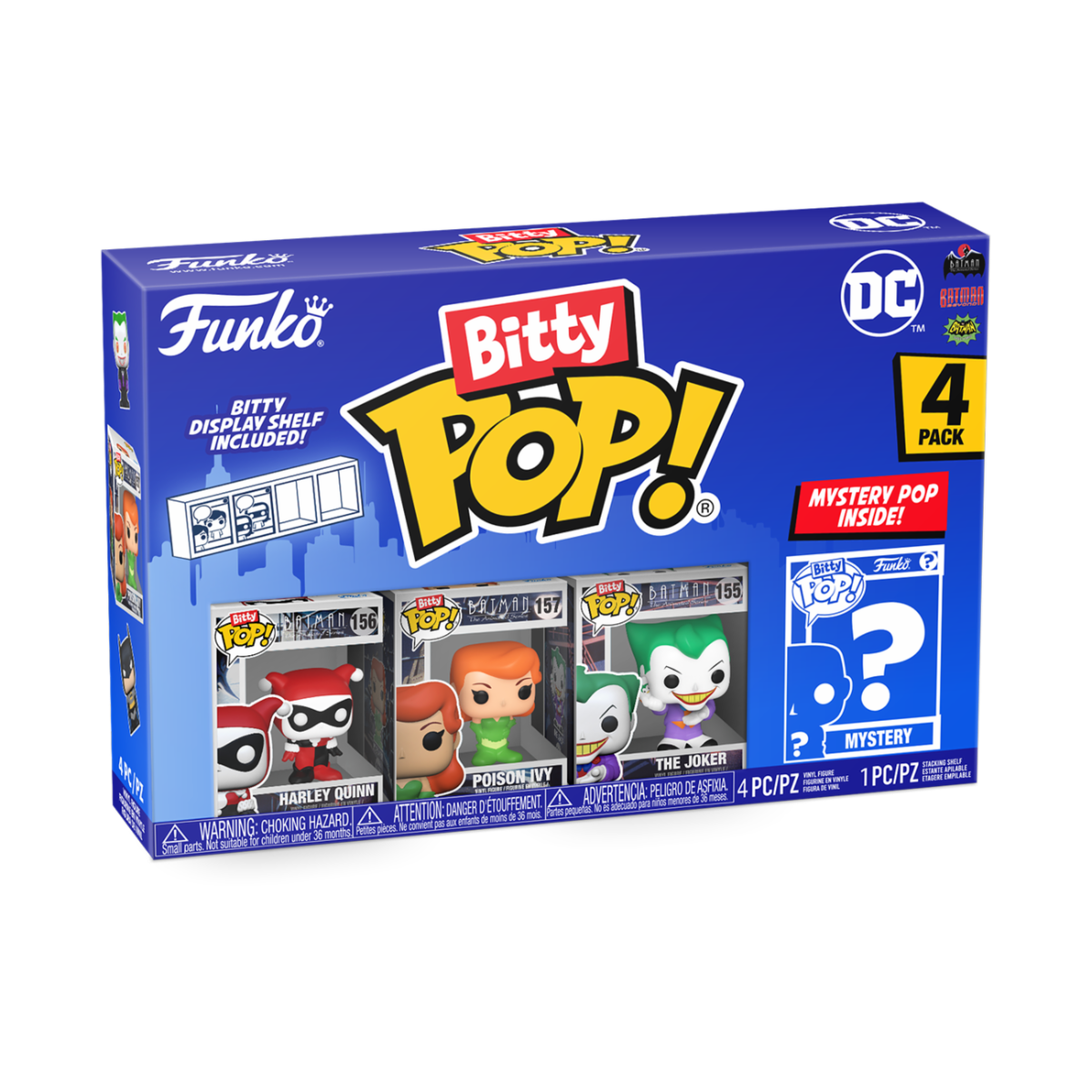 Bitty POP! DC - Harley Quinn 4PK Vinyl Figures 2 cm