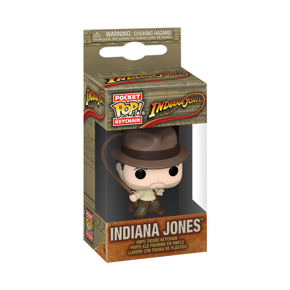 Keychain POP! Raiders of the Lost Ark - Vinyl Figure Indiana Jones 4 cm
