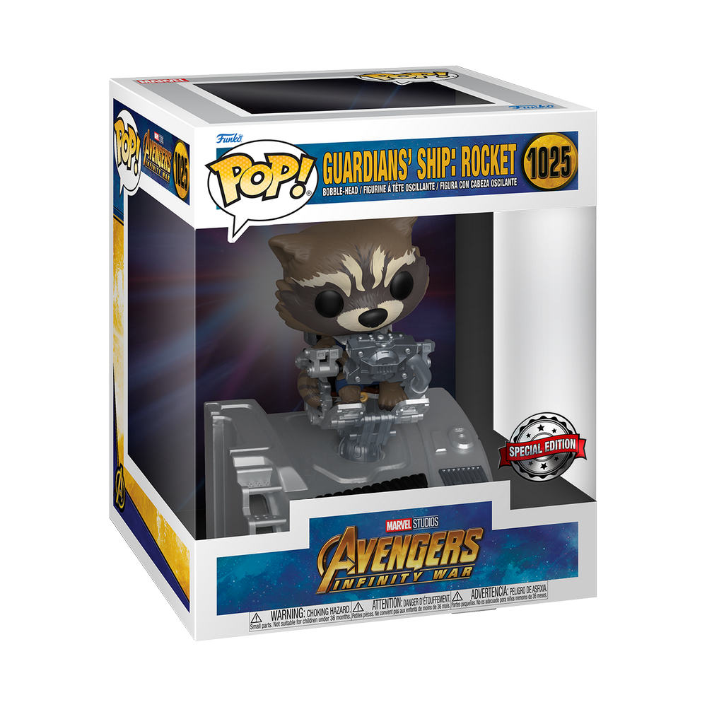 Deluxe POP! Marvel Guardians of the Galaxy Ship- Rocket Vinyl Figure 9 cm