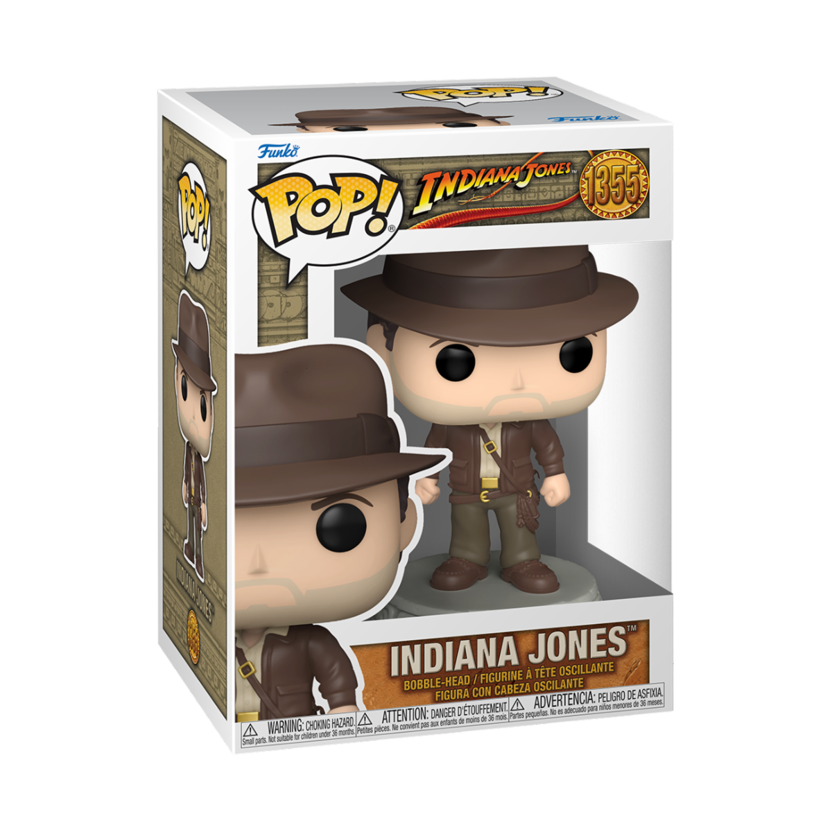 Movies POP! Raiders of the Lost Ark - Vinyl Figure Indiana Jones w/Jacket 9 cm