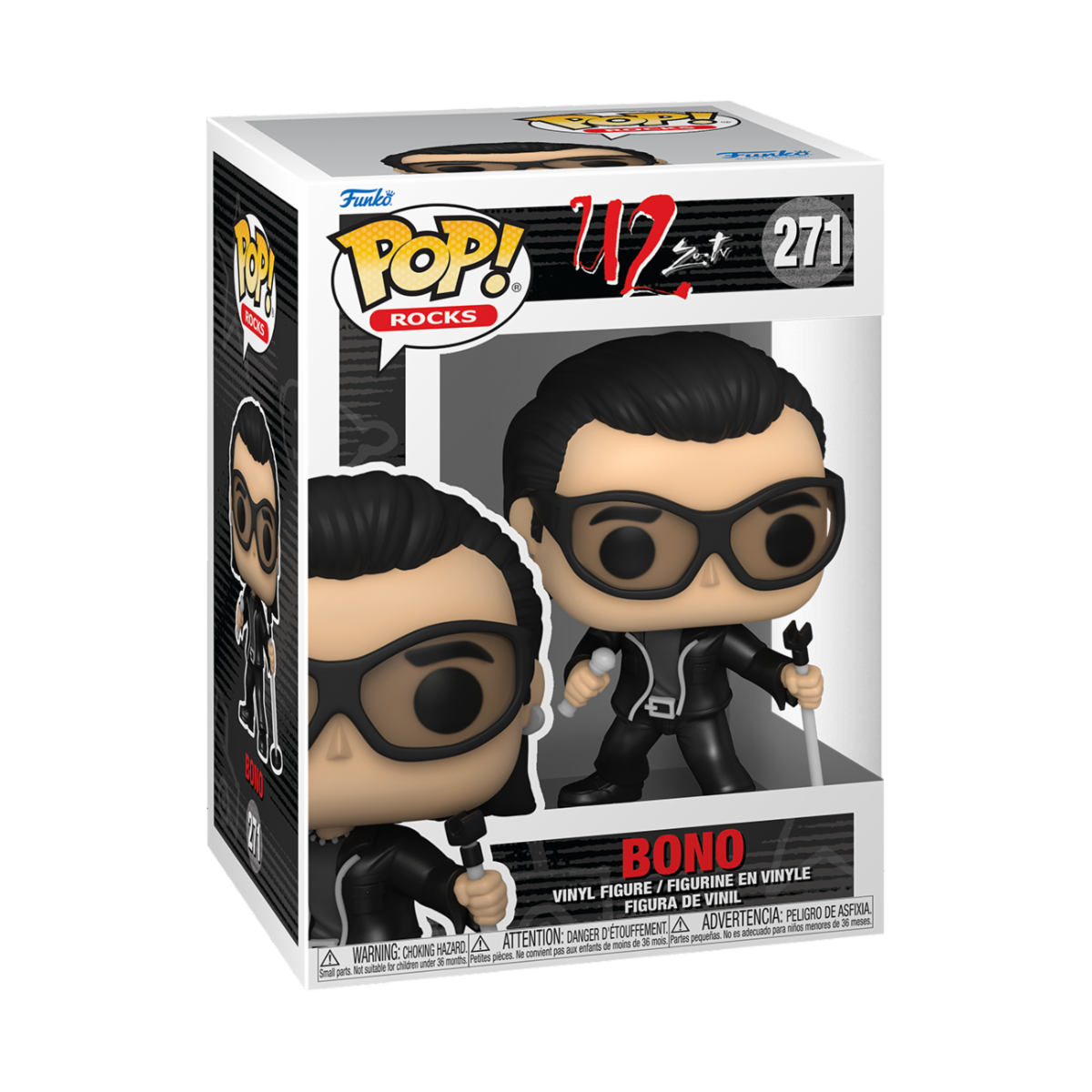 U2 POP! Rocks Vinyl Figure Zoo TV Bono 9cm