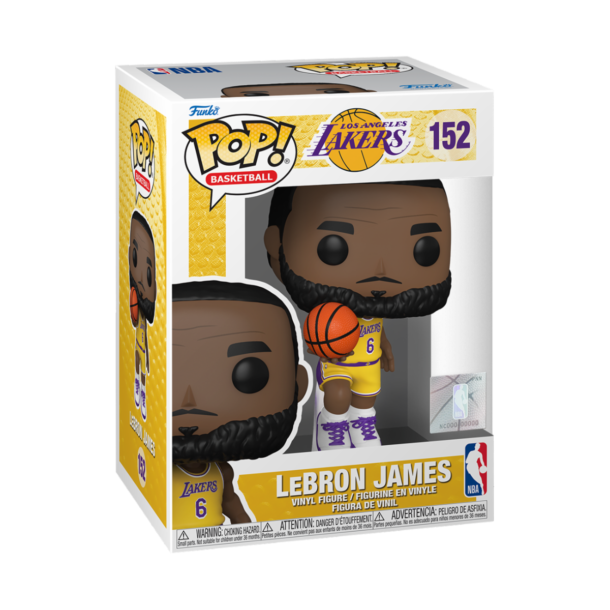 NBA POP! Sports Vinyl Figure LeBron James (Lakers) 9cm