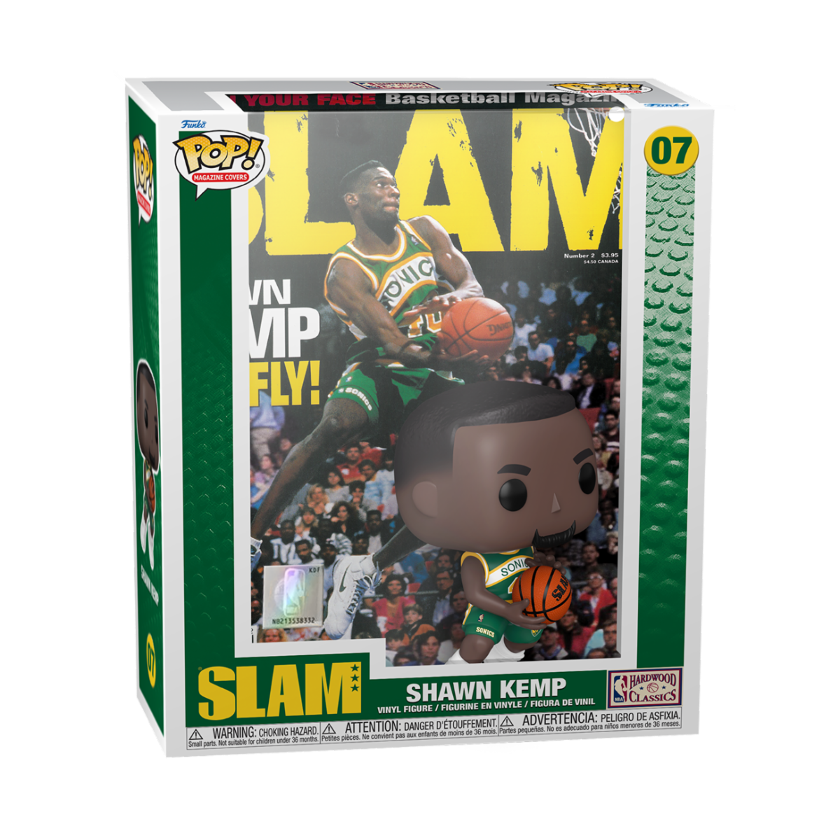 NBA Covers POP! Basketball Vinyl Figure Shawn Kemp (SLAM Magazin) 9cm
