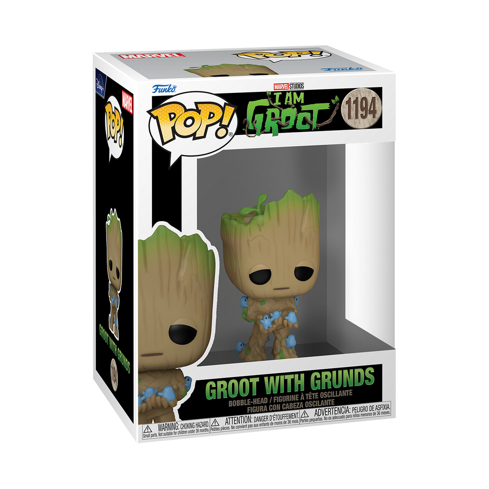 I Am Groot POP! Marvel TV Vinyl Figure Groot w/ Grunds 9cm