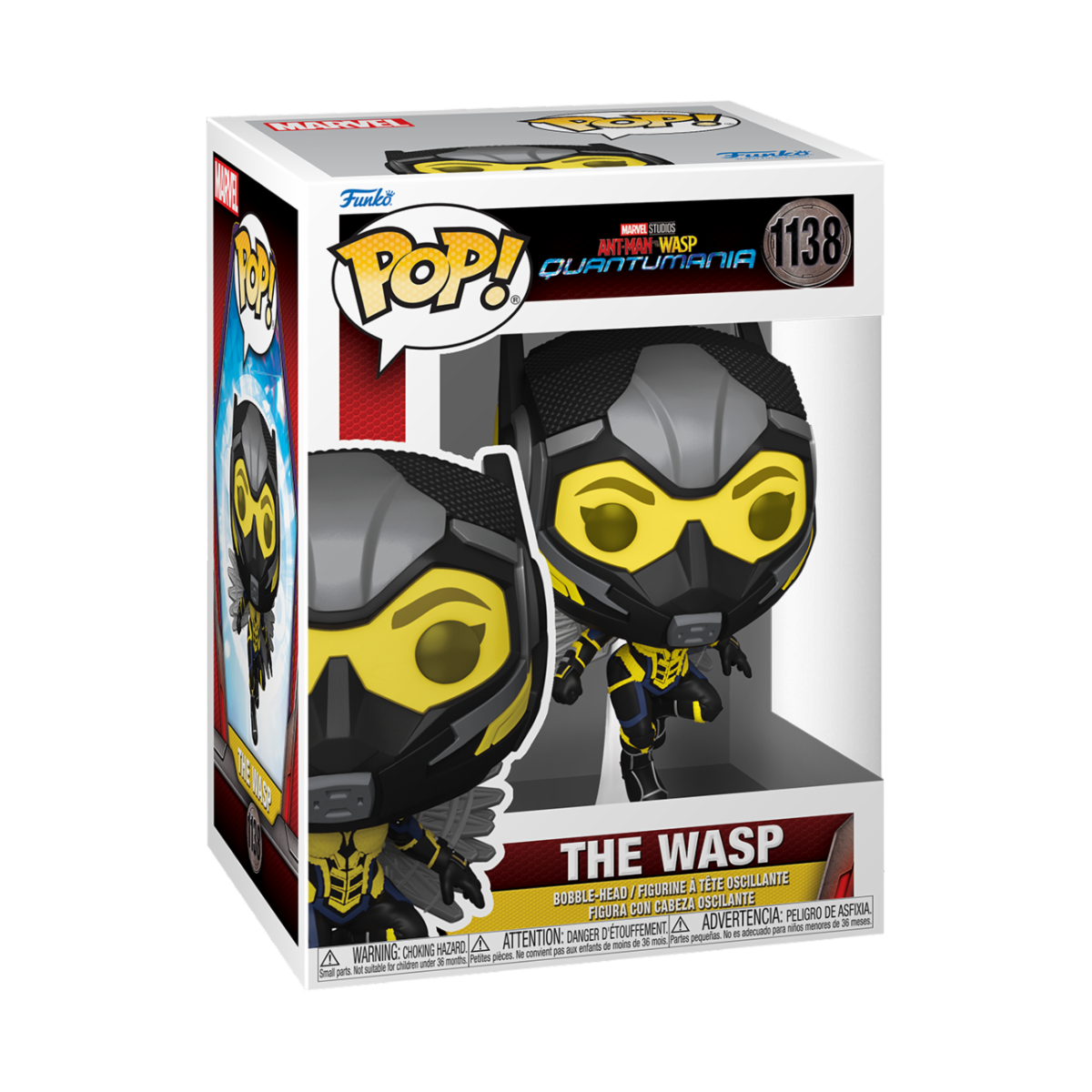 Marvel POP! AM:QM - The Wasp w/CH Vinyl Figure 9cm