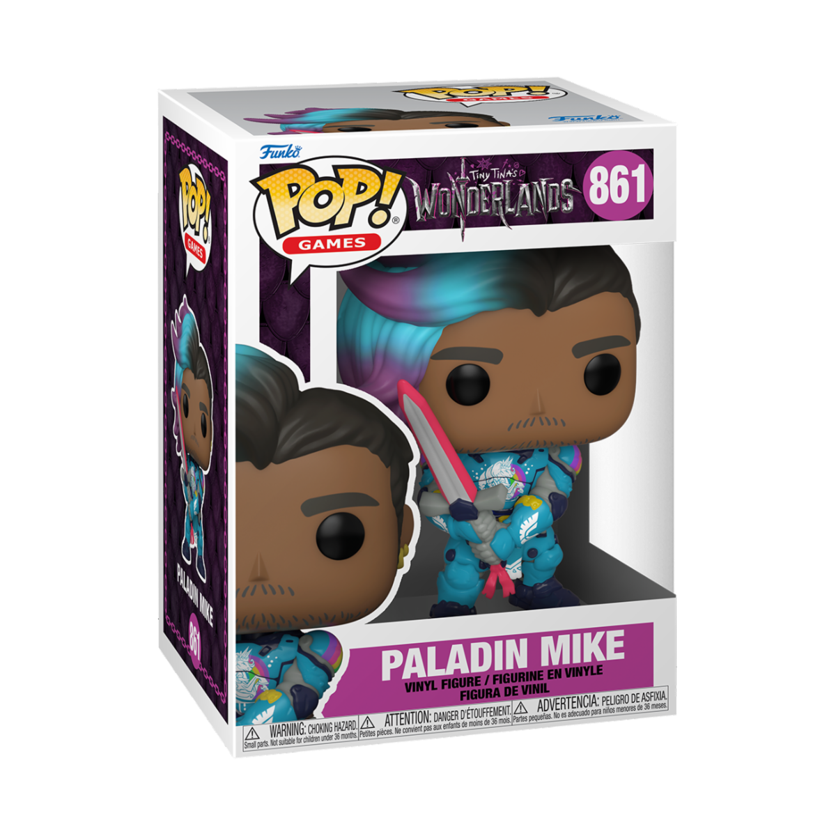 Tiny Tina's Wonderland POP! Games Vinyl Figure Paladin Mike 9cm