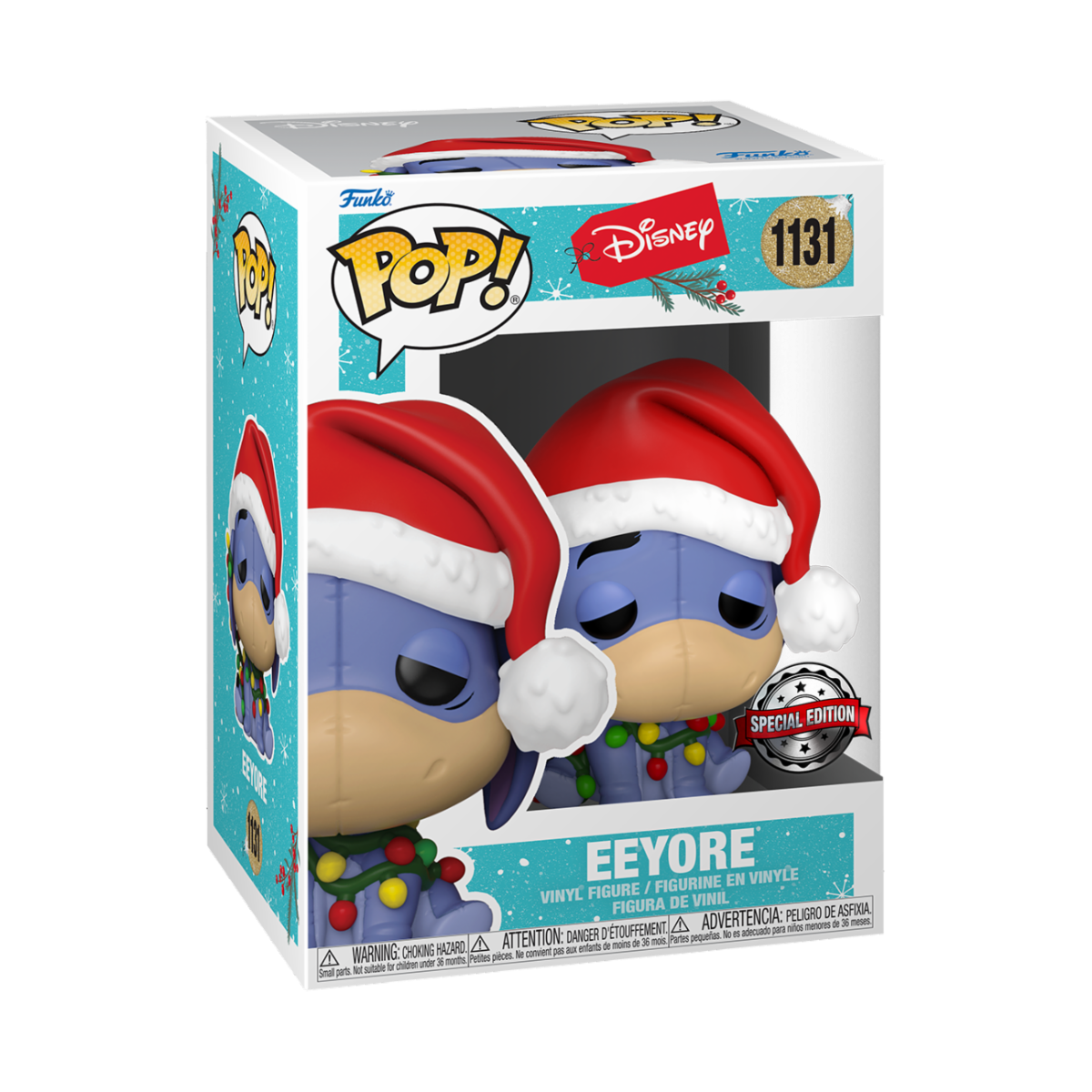 Disney Holiday 2021 POP! Vinyl Figure Eeyore w/ Lights 9cm