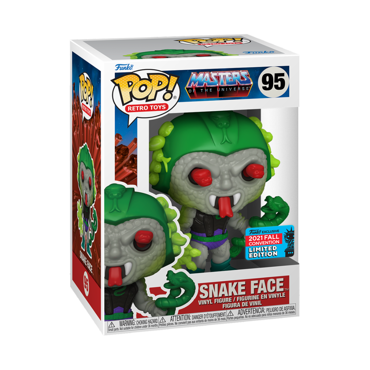 Master Of The Universe POP! Vinyl Figure Snake Face 9cm