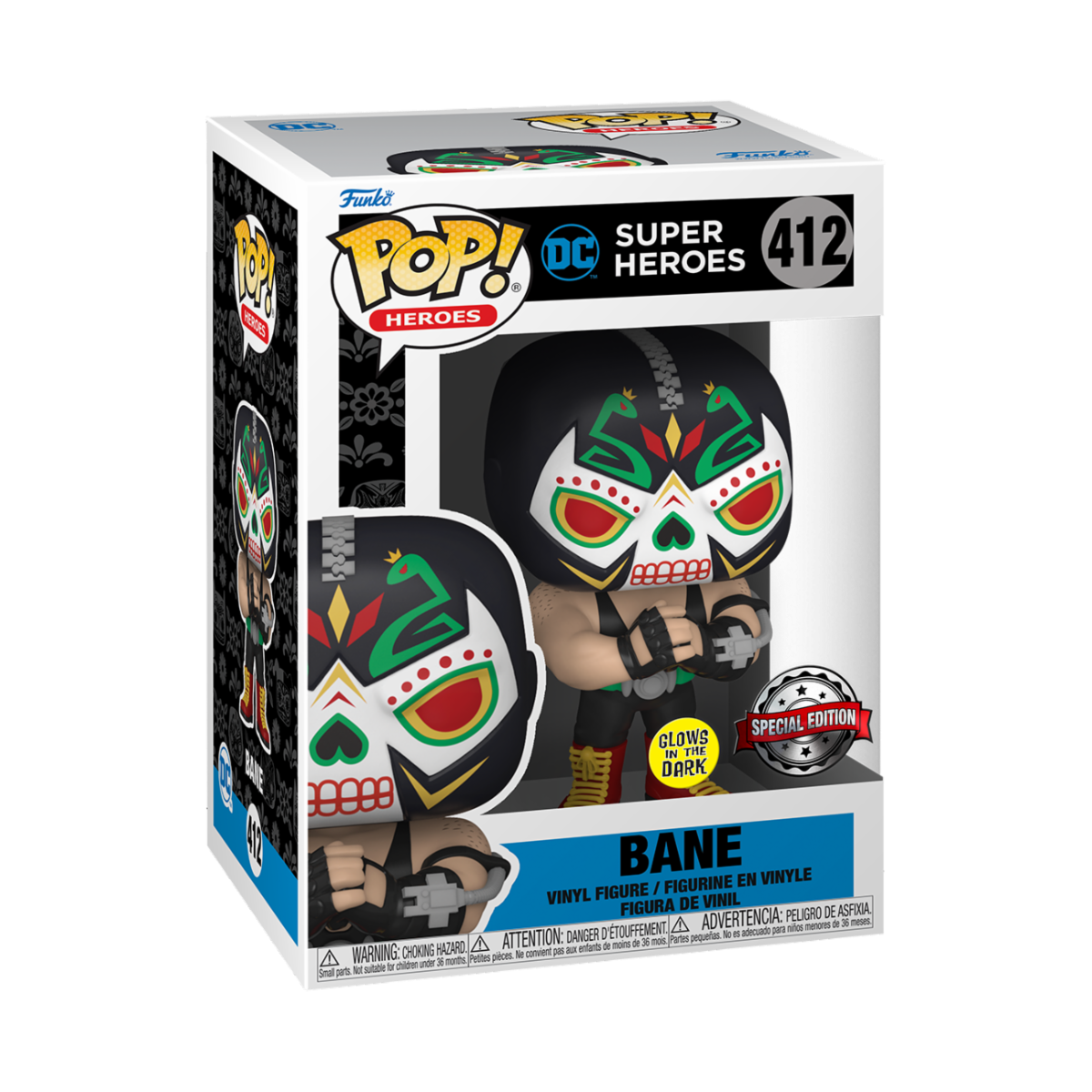 Heroes POP! Dia De Los DC- Bane(GW) Vinyl Figure 9 cm