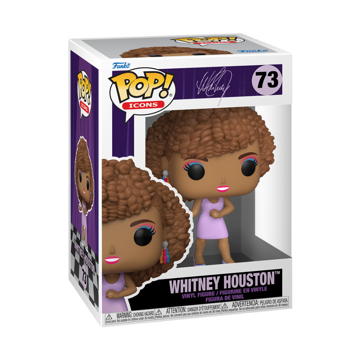 I Wanna Dance With Somebody Pop! Funko Pop Icons! Whitney Houston Vinyl Figure 9cm