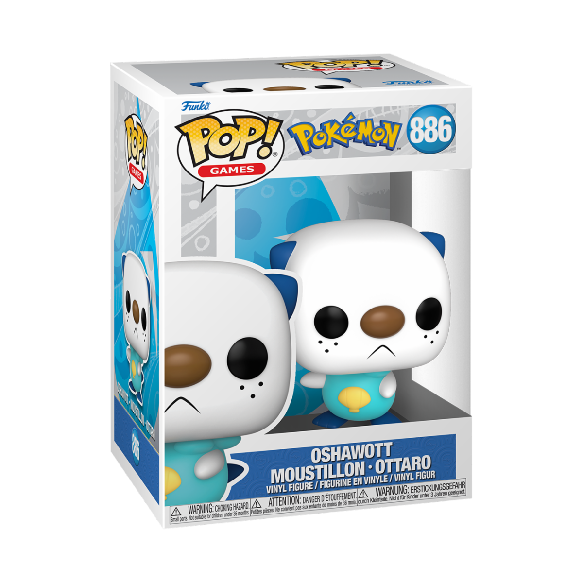 Games POP! Pokemon- Oshawott (EMEA) Vinyl Figure 9cm