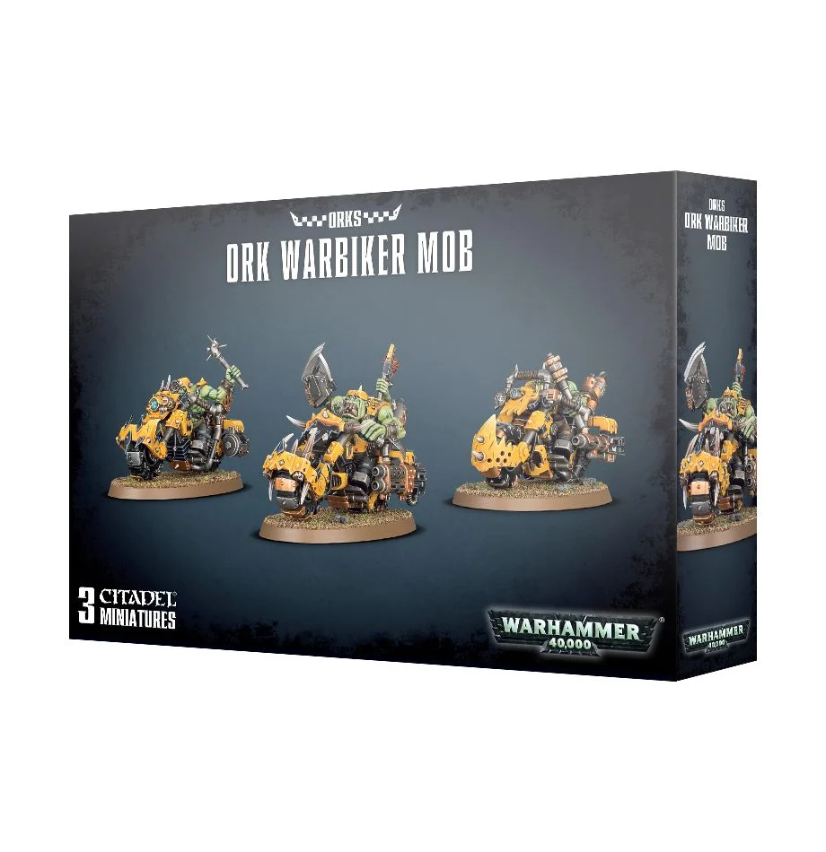 Warhammer 40000 - Orks - Ork Warbiker Mob