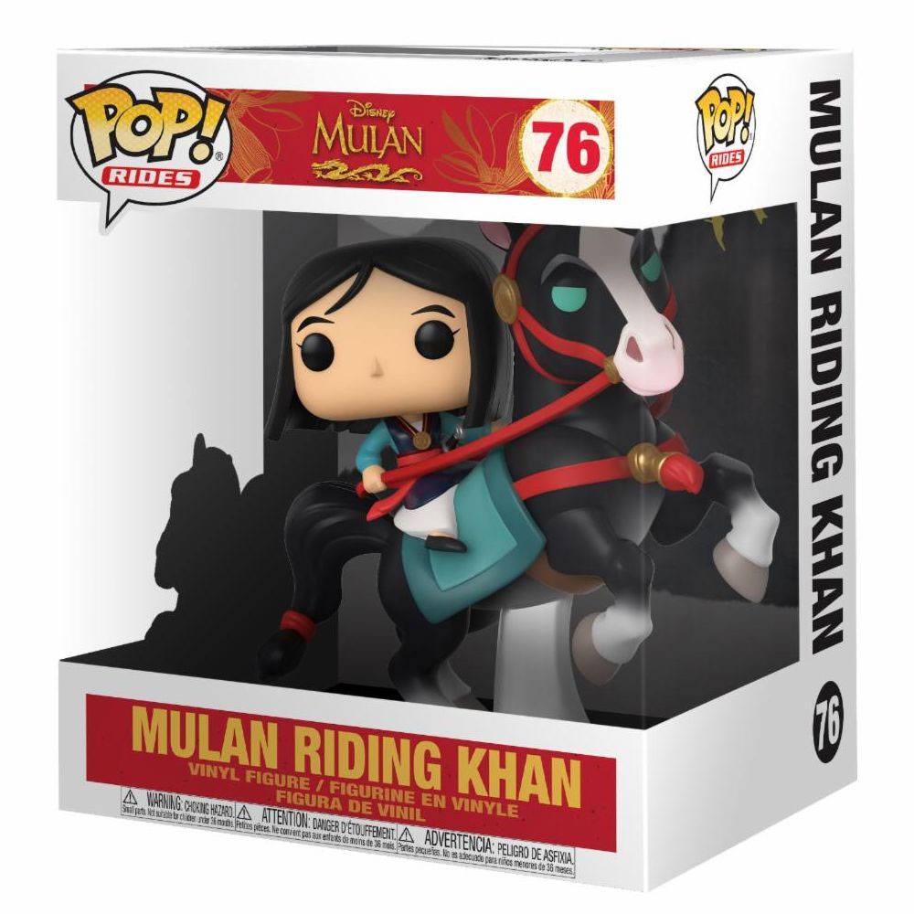 Mulan POP! Rides Vinyl Figure Mulan on Khan 18cm