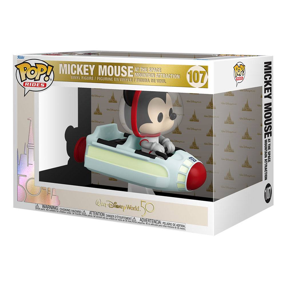 Walt Disney World 50th Anniversary POP! Rides Super Deluxe Vinyl Figure Space Mountain w/MM 13cm