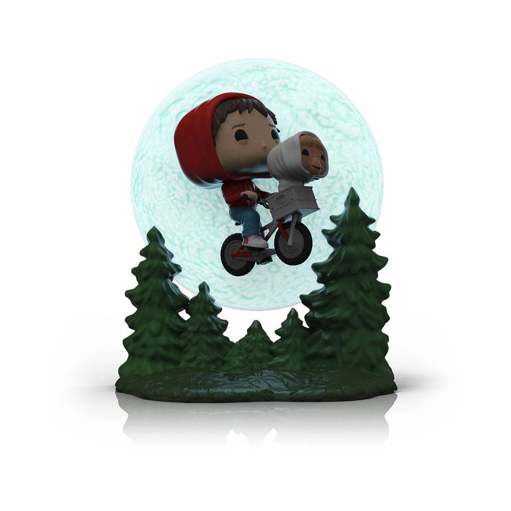 ET the Extra-Terrestrial POP! Moment Vinyl Figure Elliot and ET Flying (GITD) 9cm