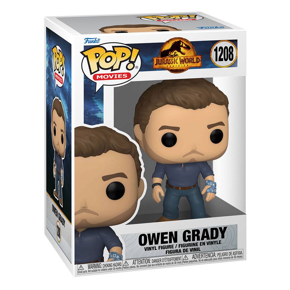 Jurassic World 3 POP! Movies Vinyl Figure Owen Grady 9cm