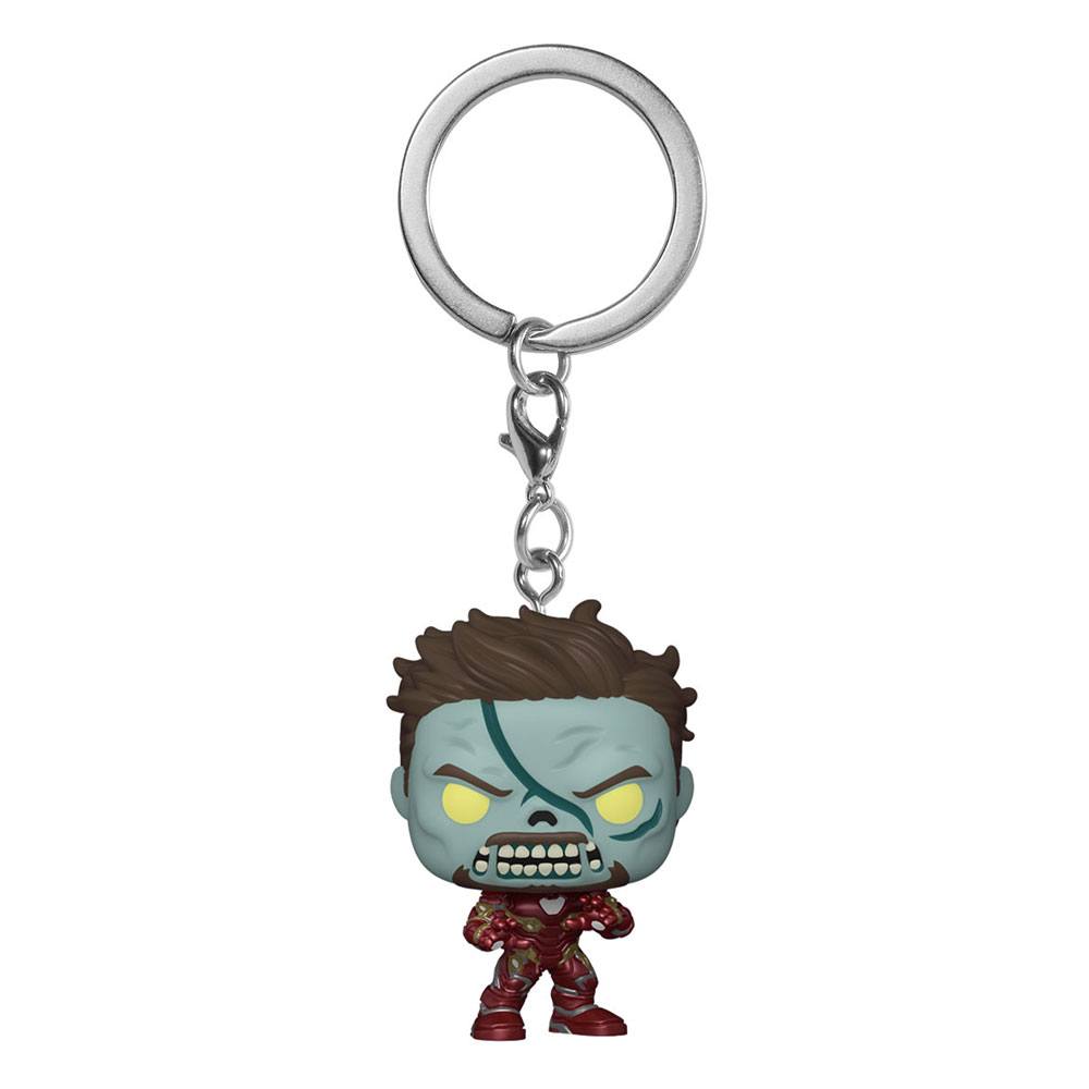 Marvel What If...? Pocket POP! Vinyl Keychain 4 cm Zombie Iron Man