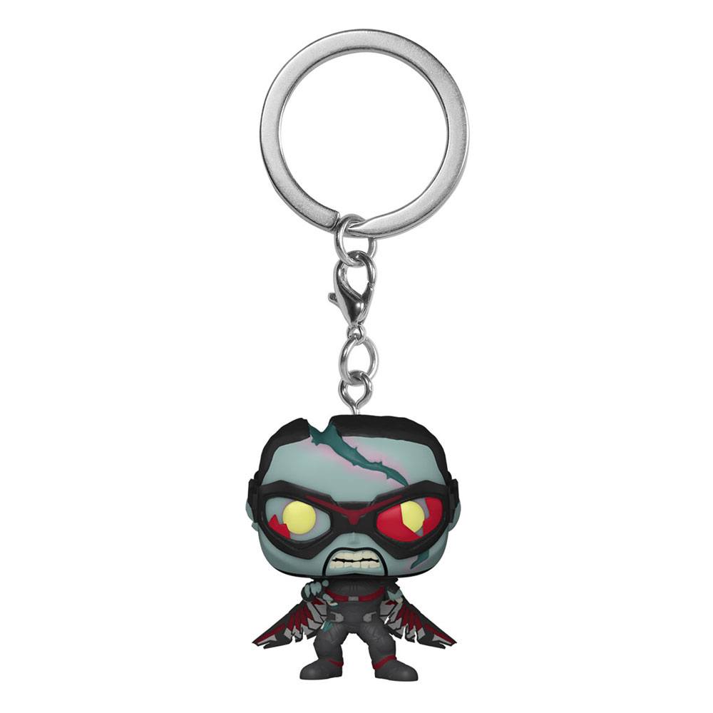Marvel What If...? Pocket POP! Vinyl Keychain 4cm Zombie Falcon