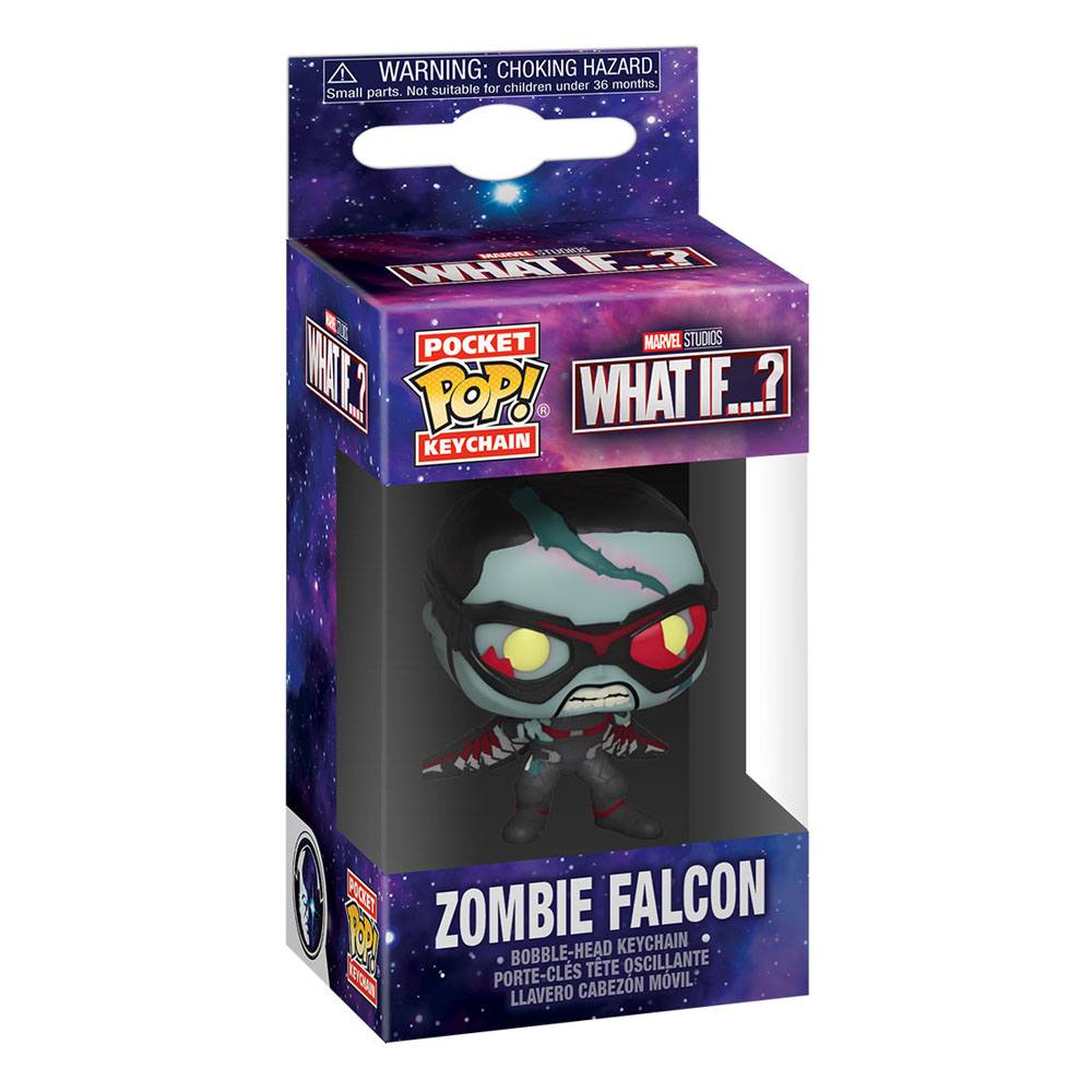 Marvel What If...? Pocket POP! Vinyl Keychain 4cm Zombie Falcon