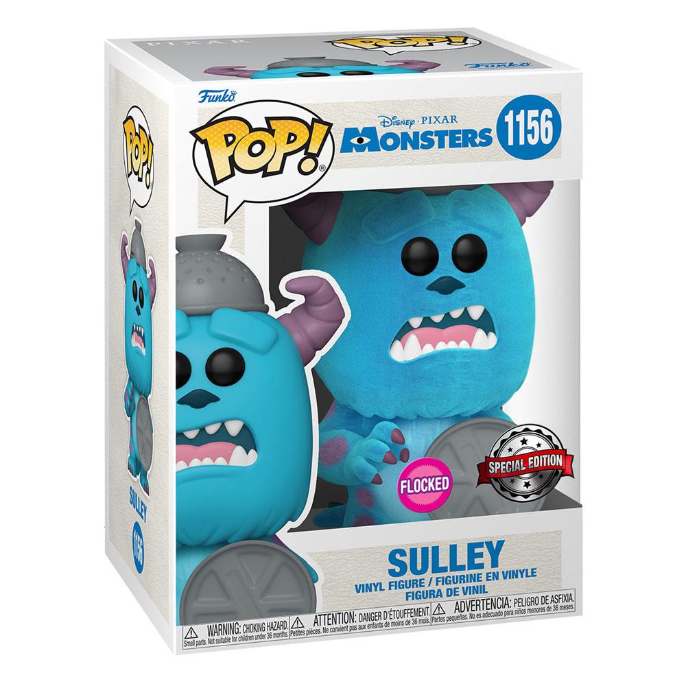 Monsters, Inc. 20th Anniversary POP! Disney Vinyl Figure Sulley with Lid (Flocked) 9 cm