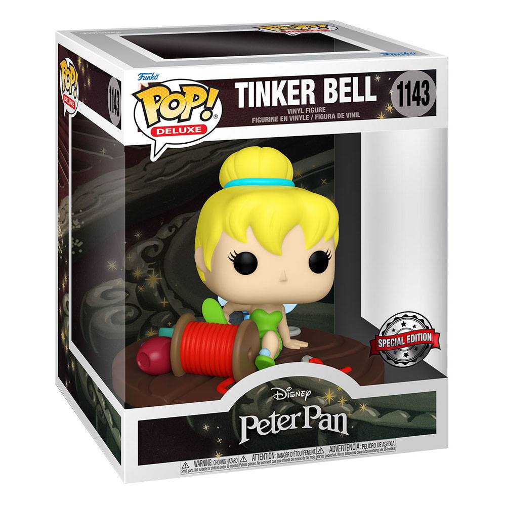 Peter Pan POP! Deluxe Vinyl Figure Tinker Bell on Spool 9cm
