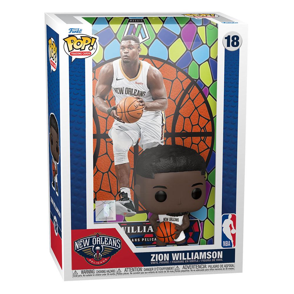 NBA POP! Trading Cards Vinyl Figure Zion Williamson (Mosaic) 9 cm