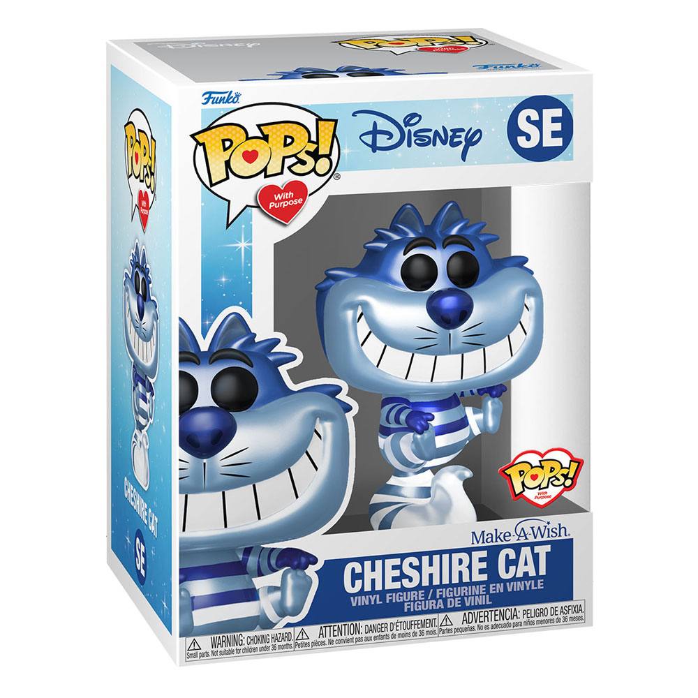Disney Make a Wish 2022 POP! Disney Vinyl Figure Cheshire Cat (Metallic) 9cm