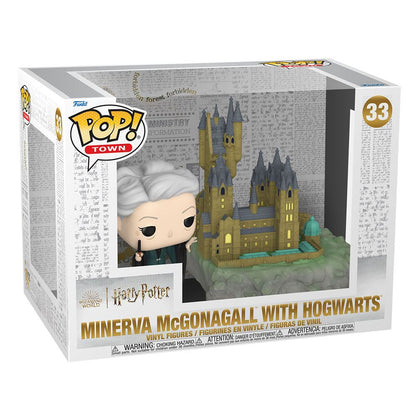 Harry Potter - Chamber of Secrets Anniversary POP! Town Vinyl Figure Minerva w/Hogwarts 9cm