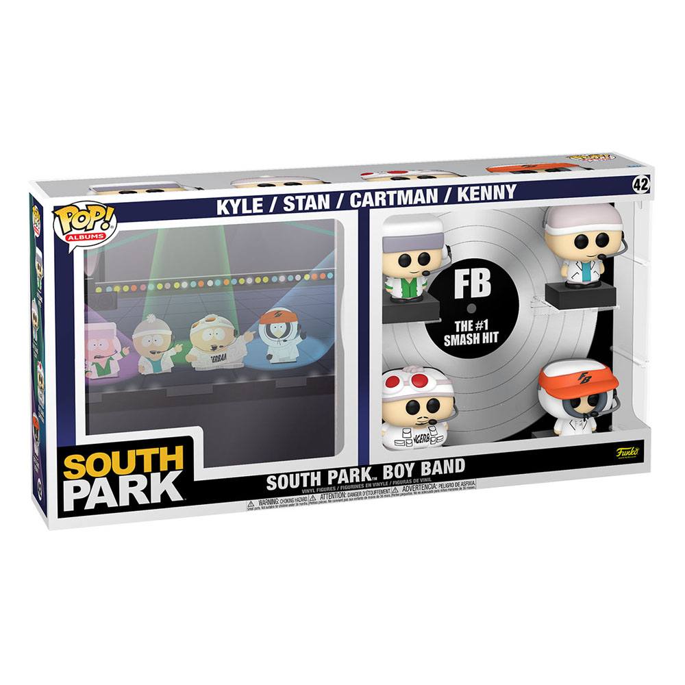 South Park POP! Albums DLX Vinyl Figure 4-Pack Boyband 9cm