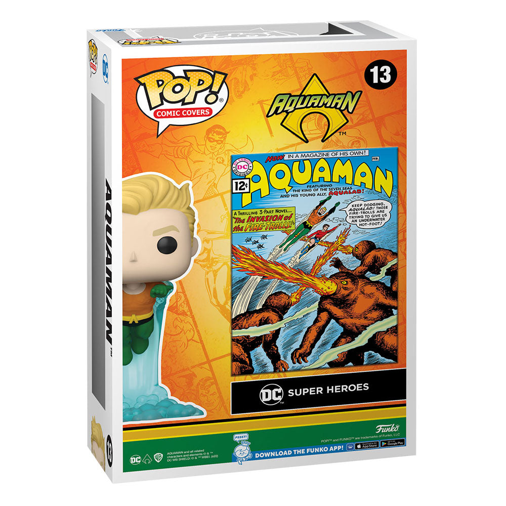 DC Comics POP! Comic Cover Vinyl Figure Aquaman 9 cm