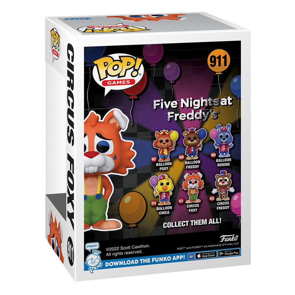 Five Nights at Freddy's Security Breach POP! Games Vinyl Figure Circus Foxy 9 cm