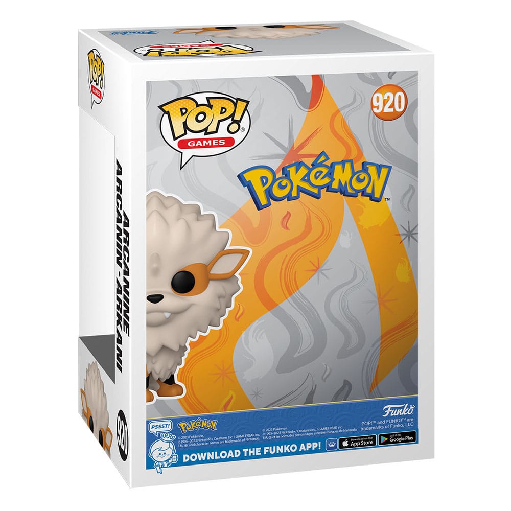 Funko - Pokemon POP! Games Vinyl Figure Arcanine (EMEA) 9 cm