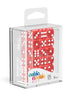 Oakie Doakie Dice D6 Dice 12 mm Marble - Red (36)