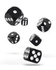 Oakie Doakie Dice D6 Dice 16 mm Solid - Black (12)