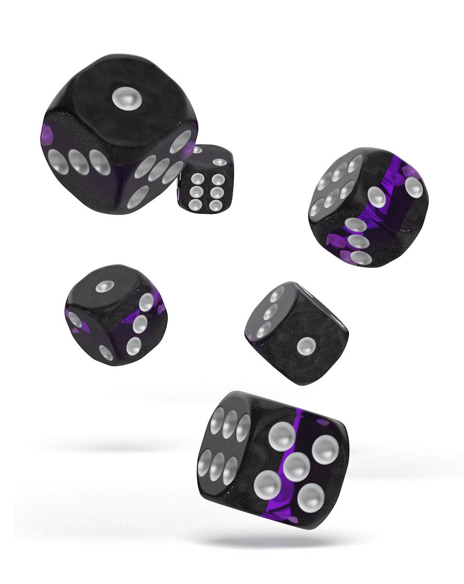 Oakie Doakie Dice D6 Dice 16 mm Enclave - Amethyst (12)