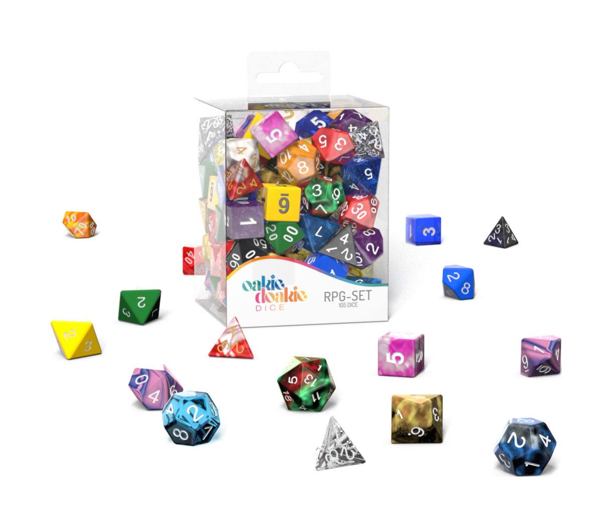 Oakie Doakie Dice RPG Set Retail Packs (105)