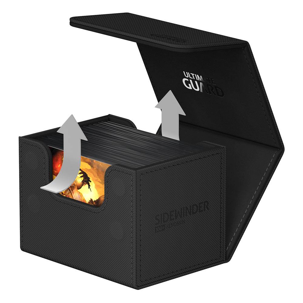 Ultimate Guard - Sidewinder 100+ XenoSkin Monocolor - Black