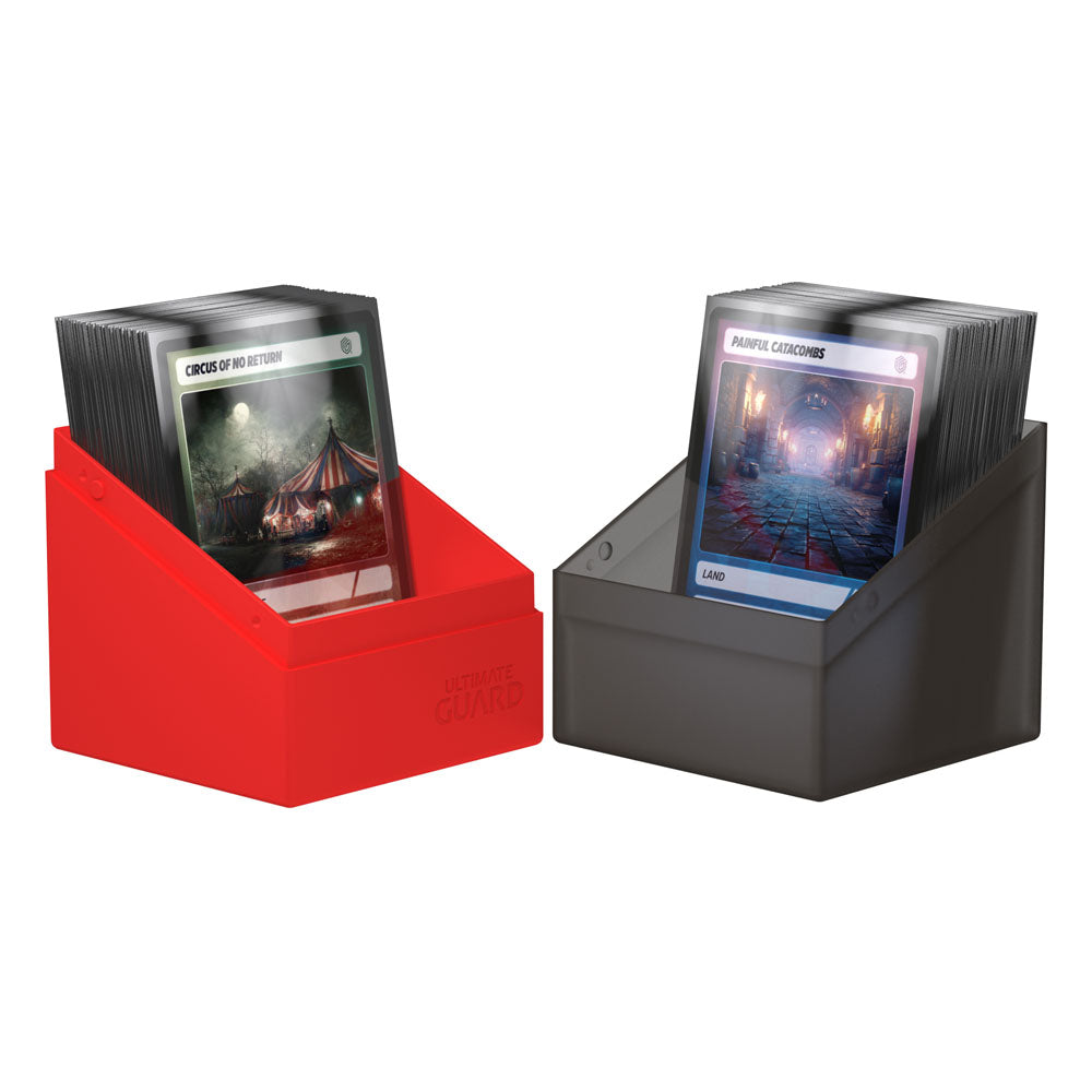 Ultimate Guard - Boulder Deck Case 100+ - SYNERGY - Black/Red